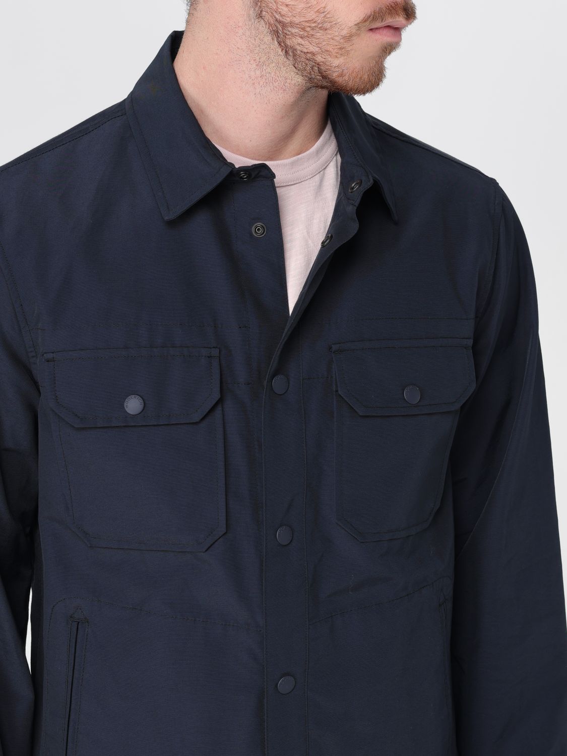 Jacket WOOLRICH Men color Blue
