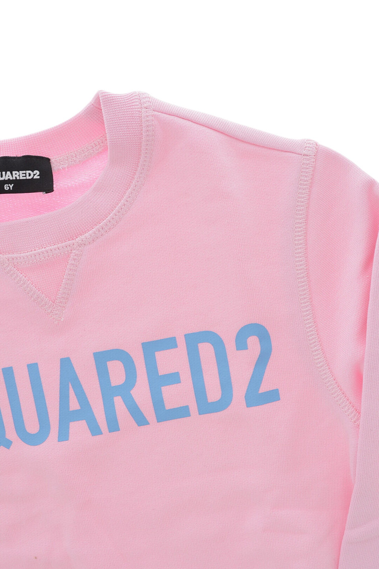Girls Pink Logo Sweatshirt