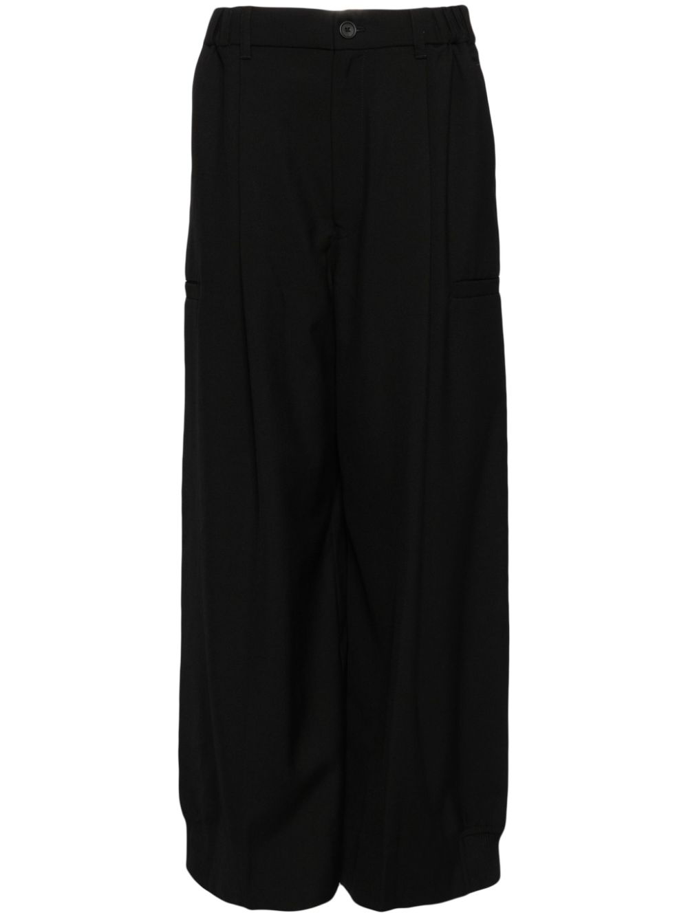 Wide-leg trousers - Black