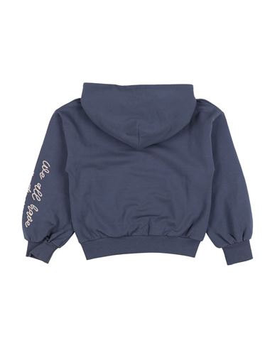 Kid Girl Sweatshirt Midnight blue Size 10 Cotton, Elastane