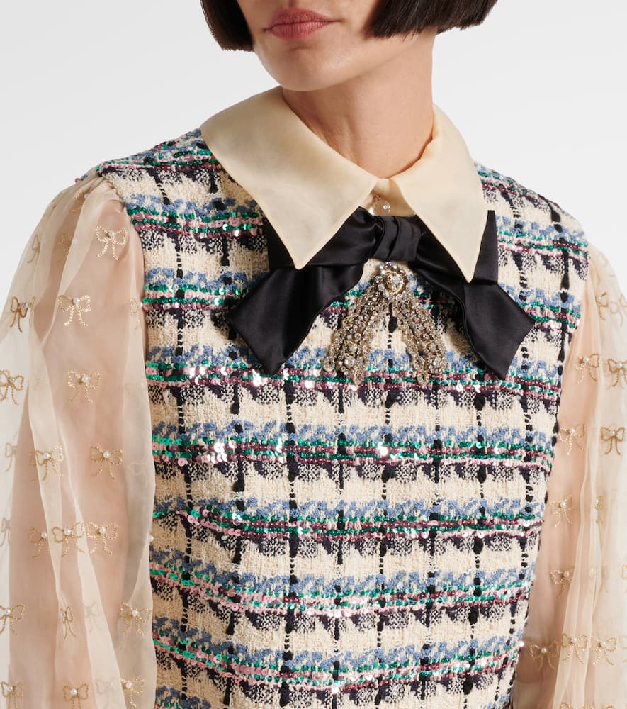 Embellished minidress