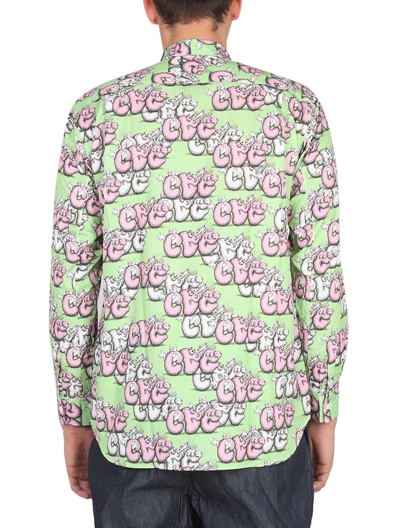 Shirt With Print X Kaws