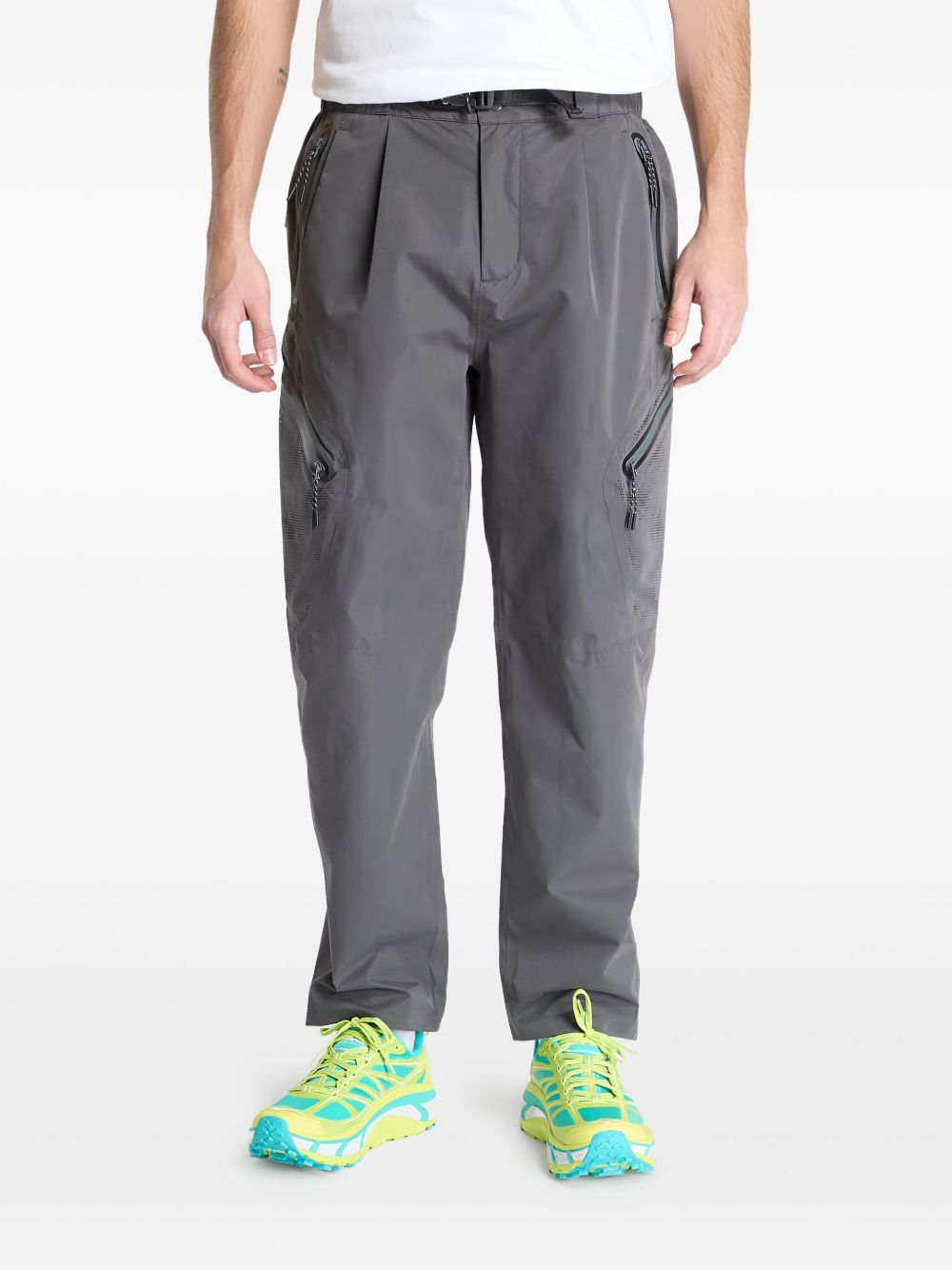 Cargo straight-leg trousers - Grey