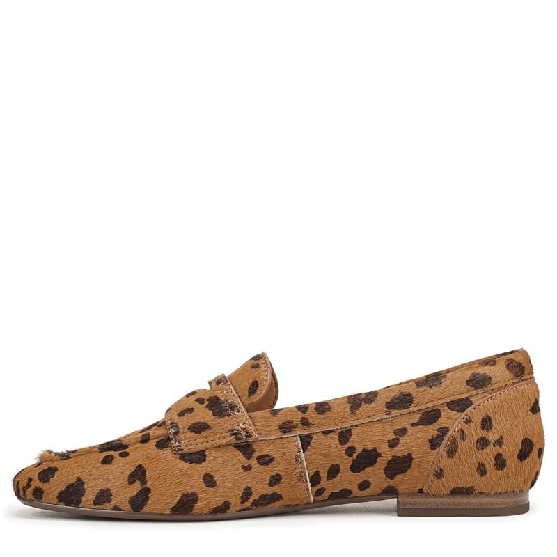 Women's Sadie Loafers (Tan Leopard Calf Hair)