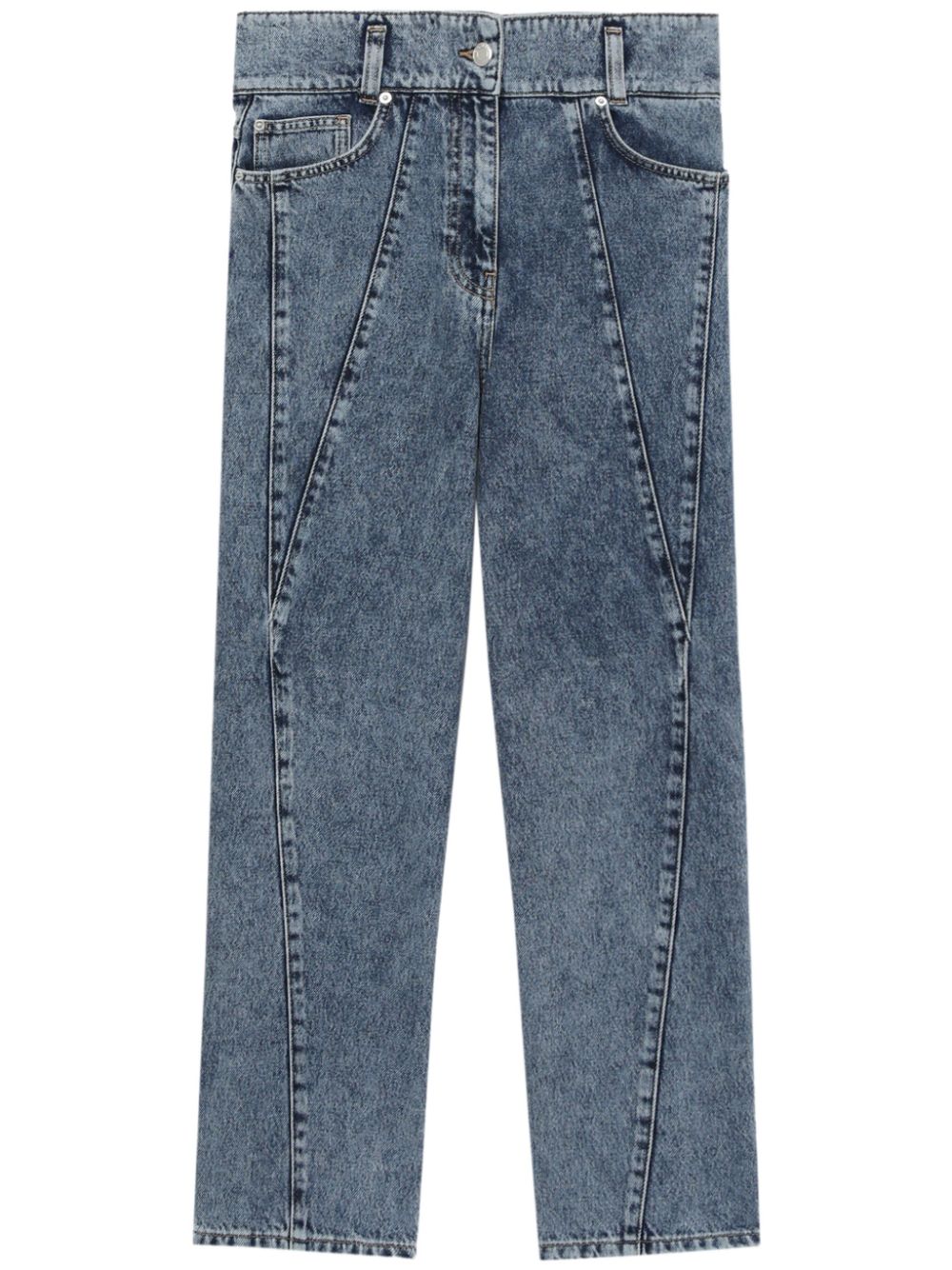 Mid-rise flared jeans - Blue