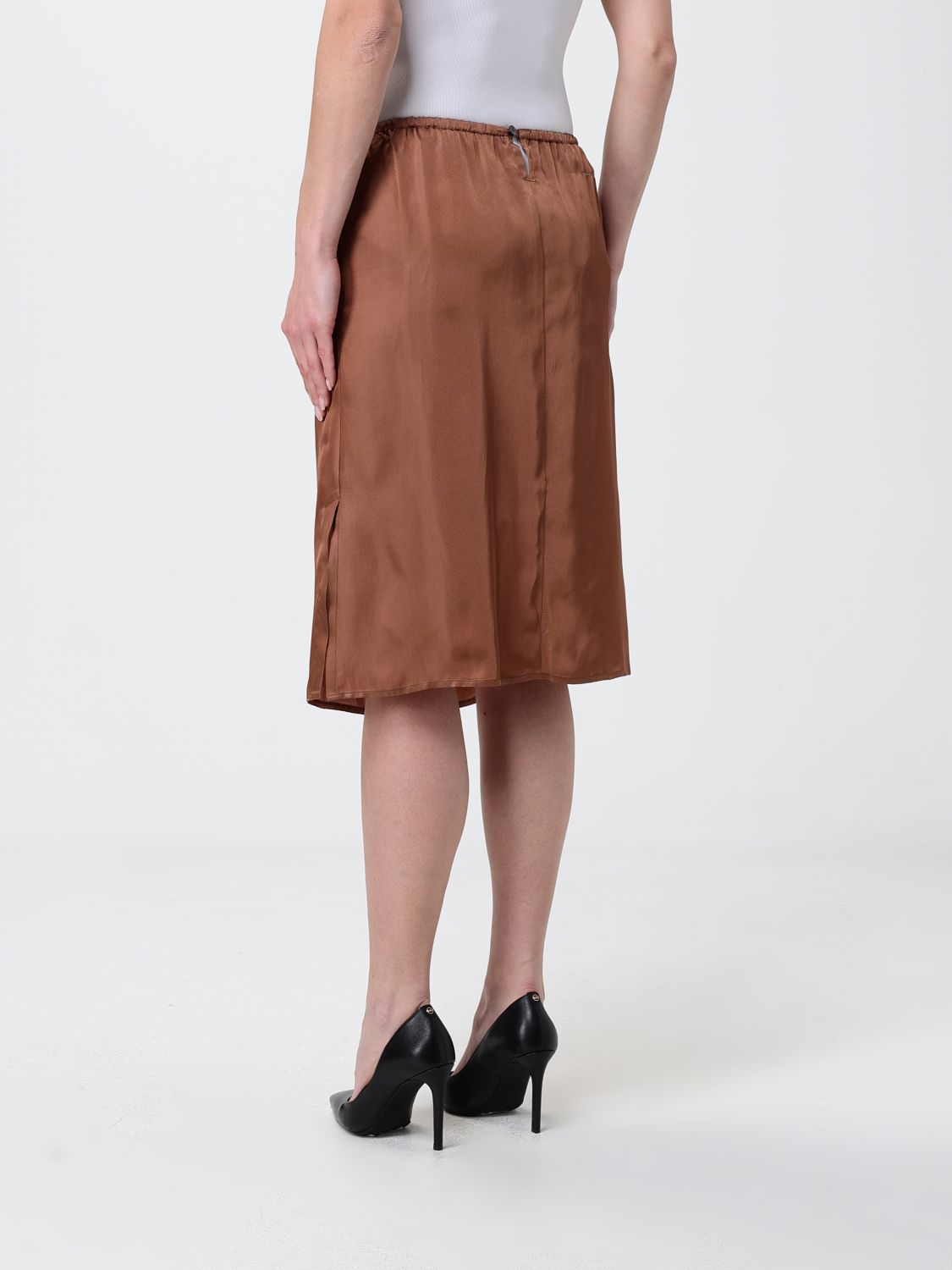 Skirt Woman color Brown