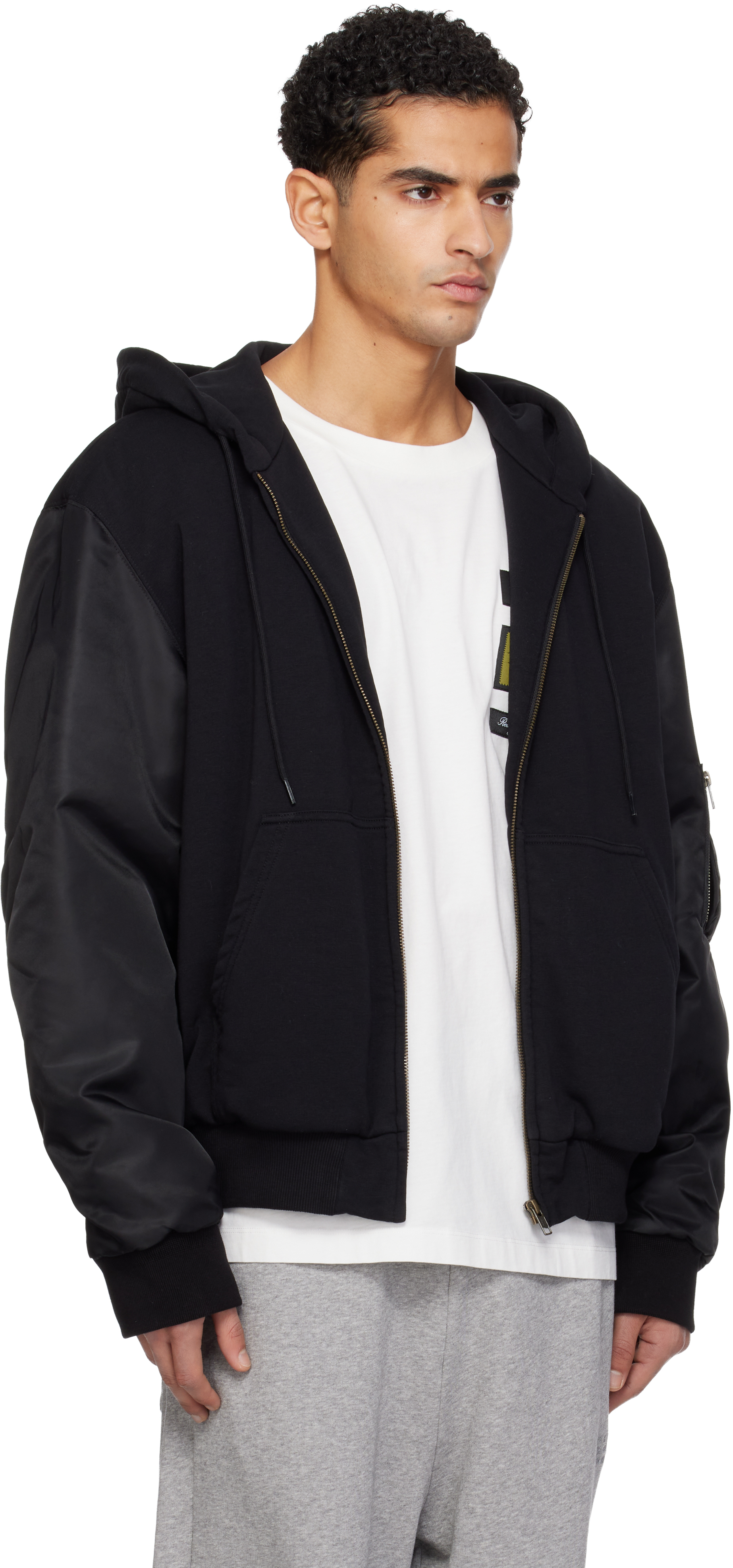 Black Hooded Jacket