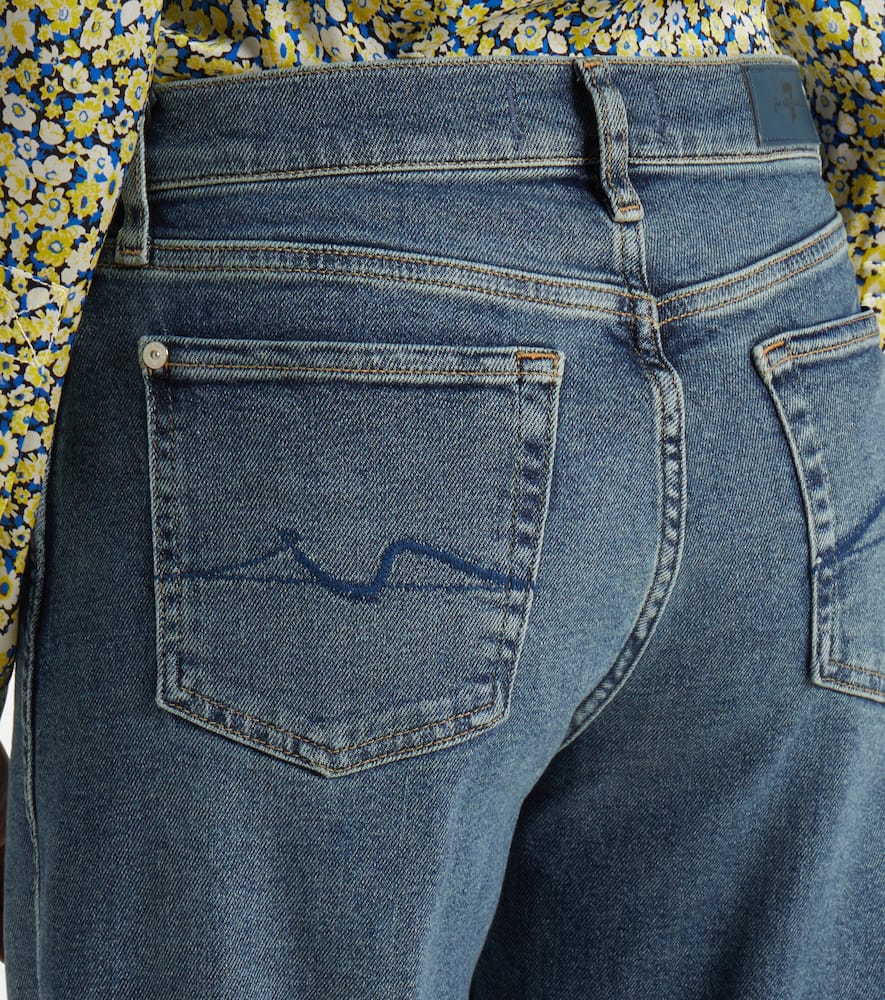 Luxe Vintage high-rise wide-leg jeans