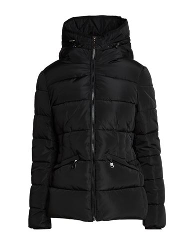 Woman Puffer Black Size L Polyester