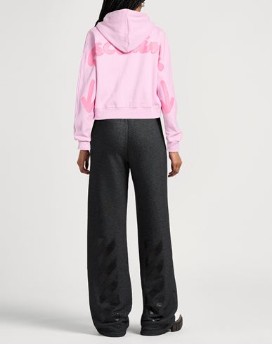 Woman Sweatshirt Pink Size L Cotton
