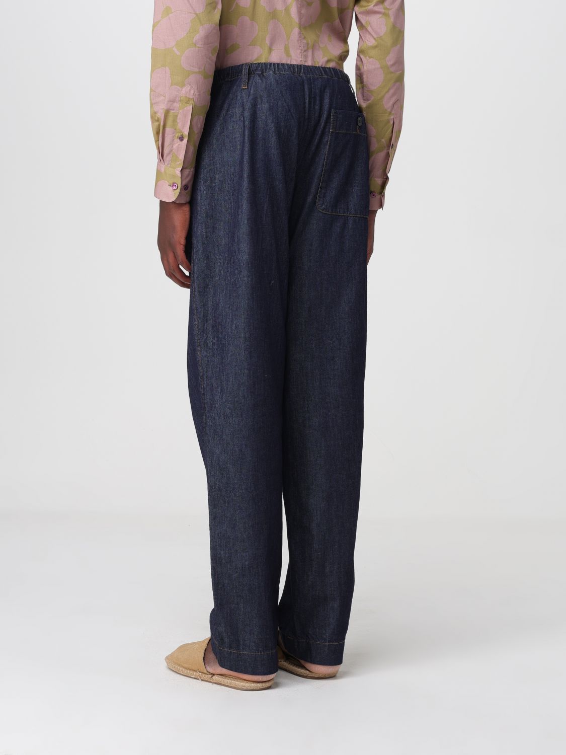 Pants Men color Blue