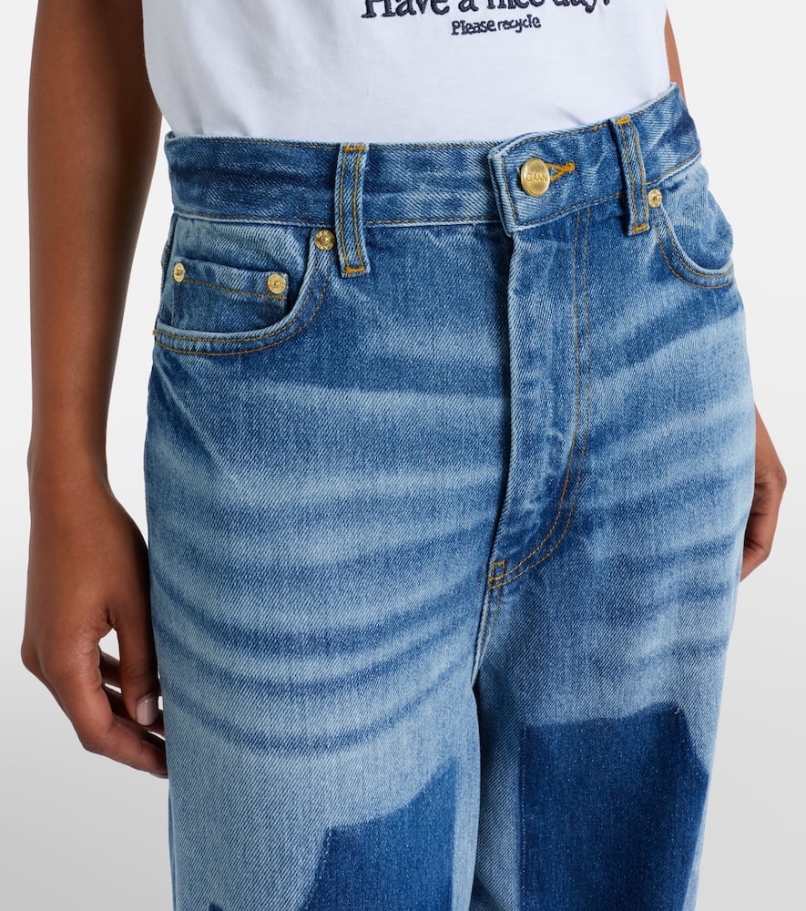 High-rise wide-leg jeans
