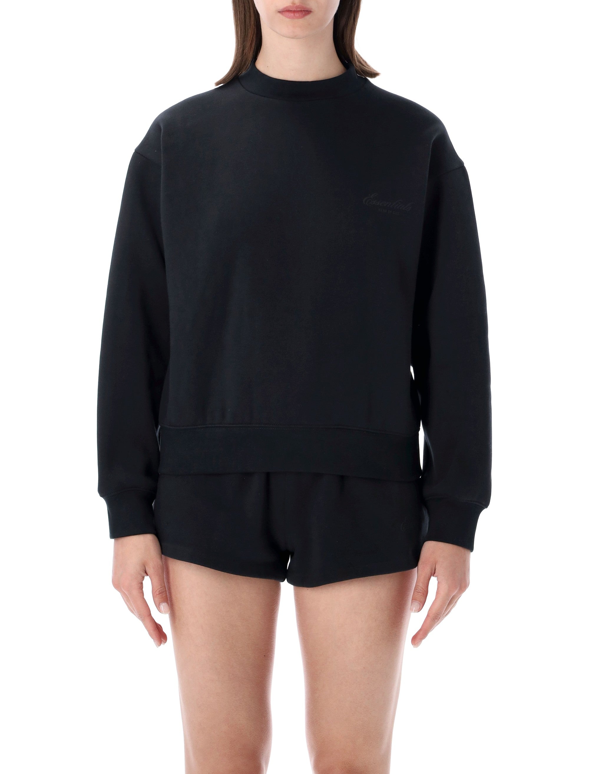 Relaxed Fit Fleece Crewneck Sweatshirt