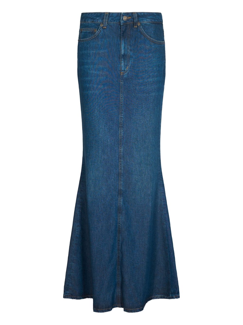 Flared Denim Skirt