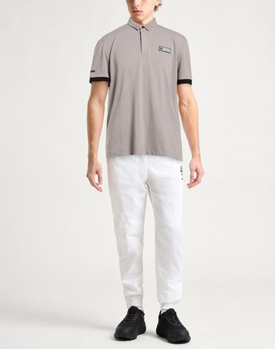 Man Polo shirt Taupe Size XL Recycled polyester, Cotton, Elastane