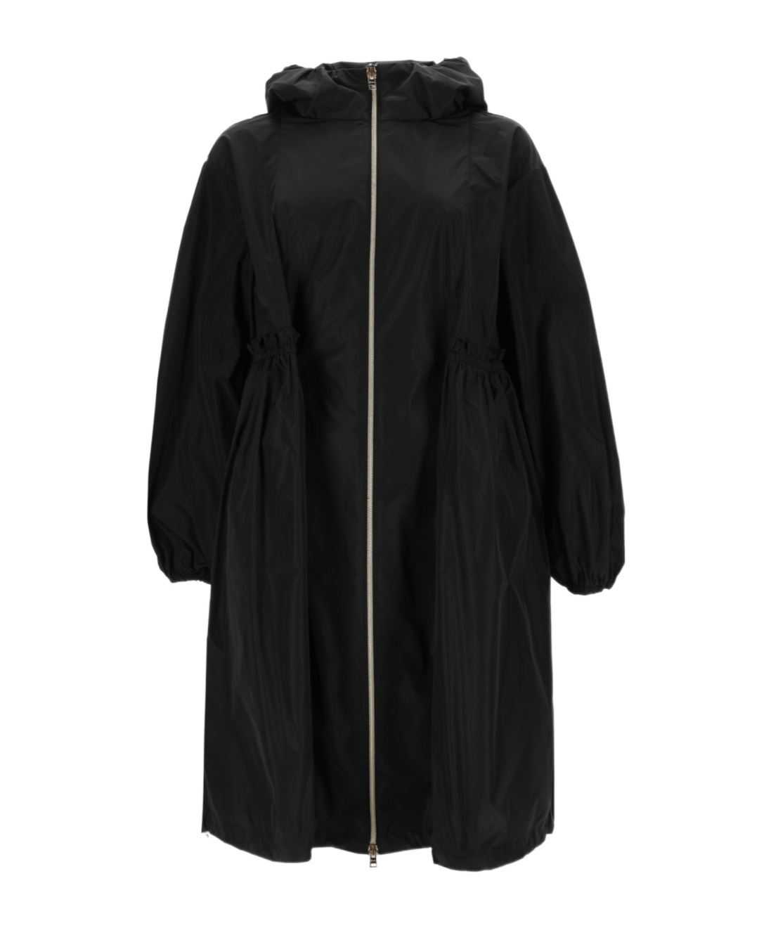 Zip-Up Hooded Coat