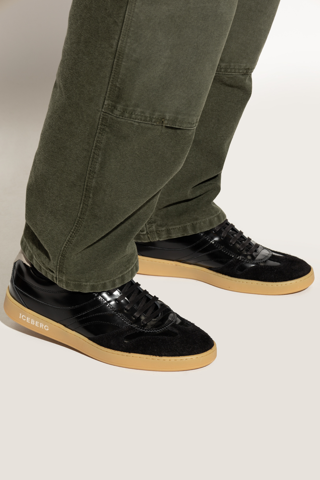 Sports Shoes With Logo, Men's, Black
