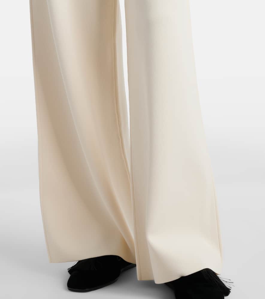 Jersey wide-leg pants