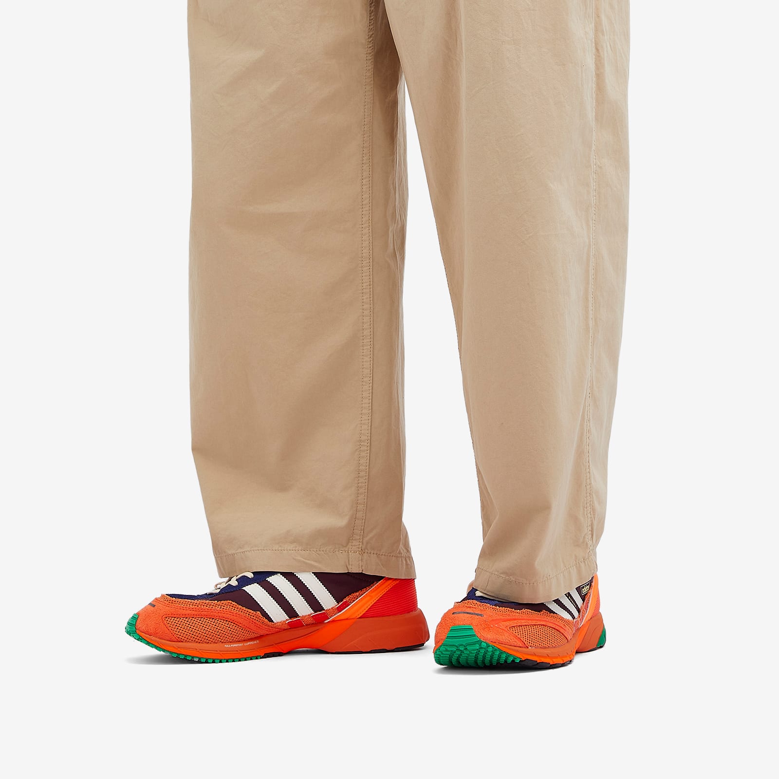 X Bad Bunny Adizero 72 Sneaker in Maroon/Chalk White/Semi Solar Red