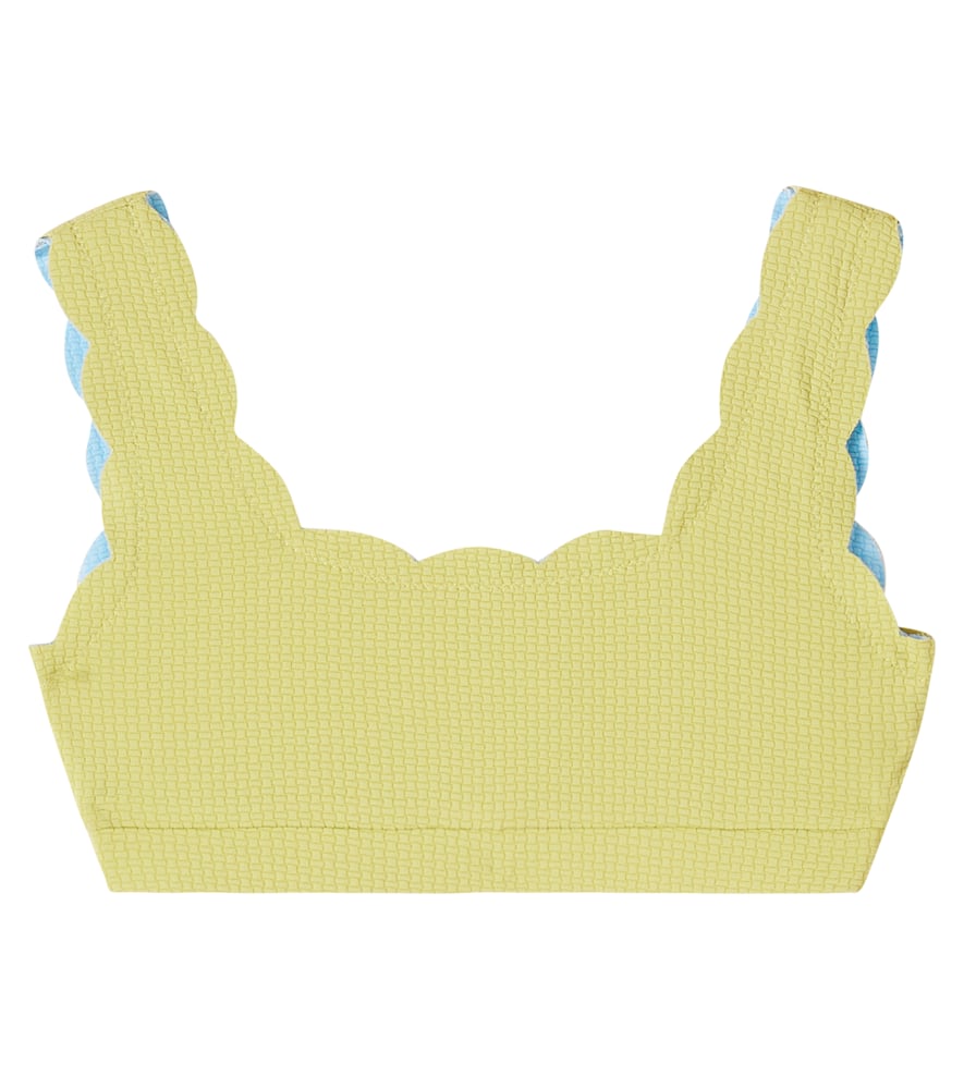 Palm Springs reversible scalloped bikini top