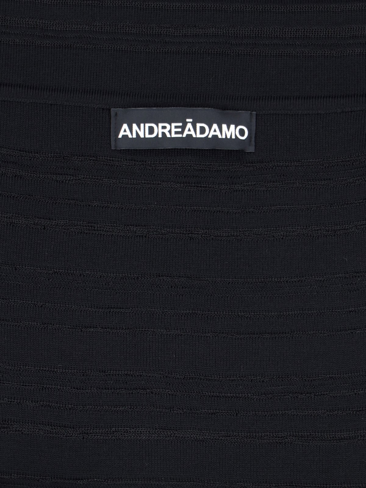 ANDREĀDAMO Striped Crop Top