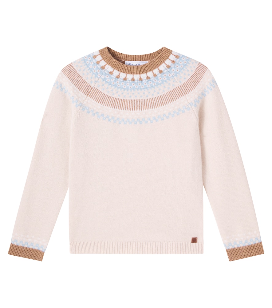 Wool jacquard sweater