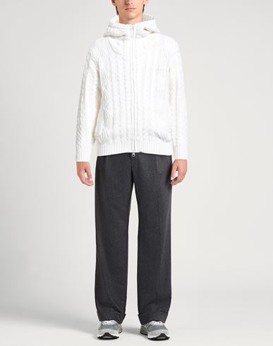 C. p. Company Man Cardigan Ivory Size 3XL Wool, Polyamide