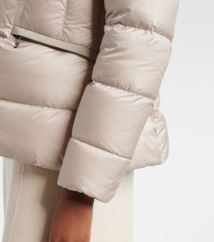 Boed shearling-trimmed down jacket