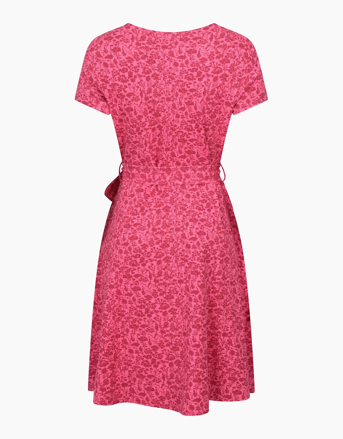 Women's Mountain Warehouse Womens/Ladies Santorini Flower Jersey Wrap Dress - Red