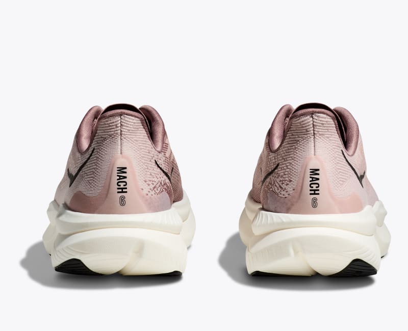 HOKA Women's Mach 6 Shoes in Cosmic Pearl/Quartzite