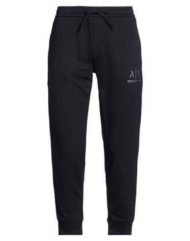 Man Pants Navy Size L Polyester, Viscose, Elastane