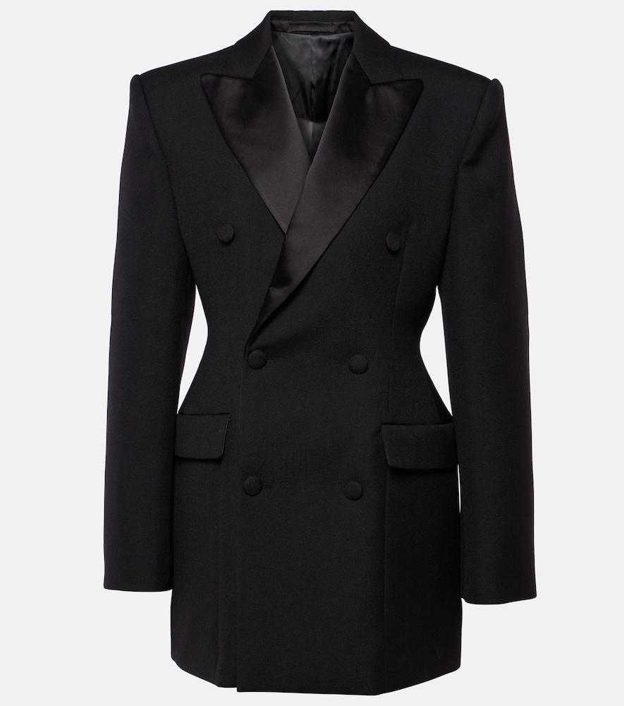 Wool blazer minidress