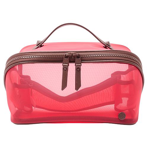Fold-Out Mesh Cosmetic Case