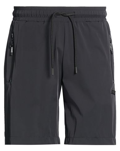 Man Shorts & Bermuda Shorts Black Size 30 Polyamide, Elastane