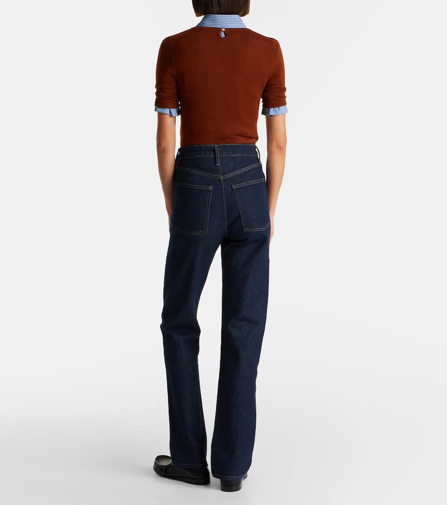 90's Pinch Waist high-rise straight jeans