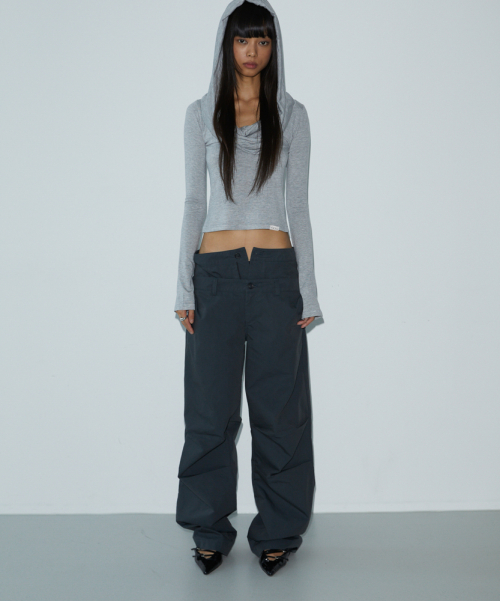 Drape Hood T-shirt