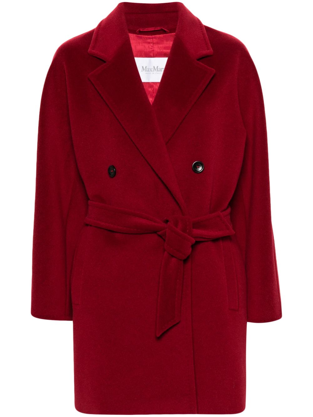 Addurre double-breasted coat - Red