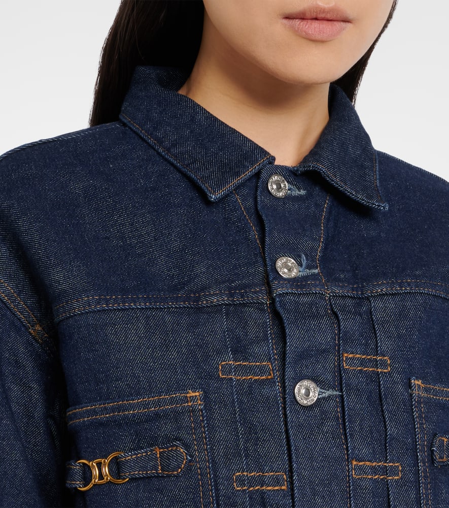 Alma cropped denim jacket