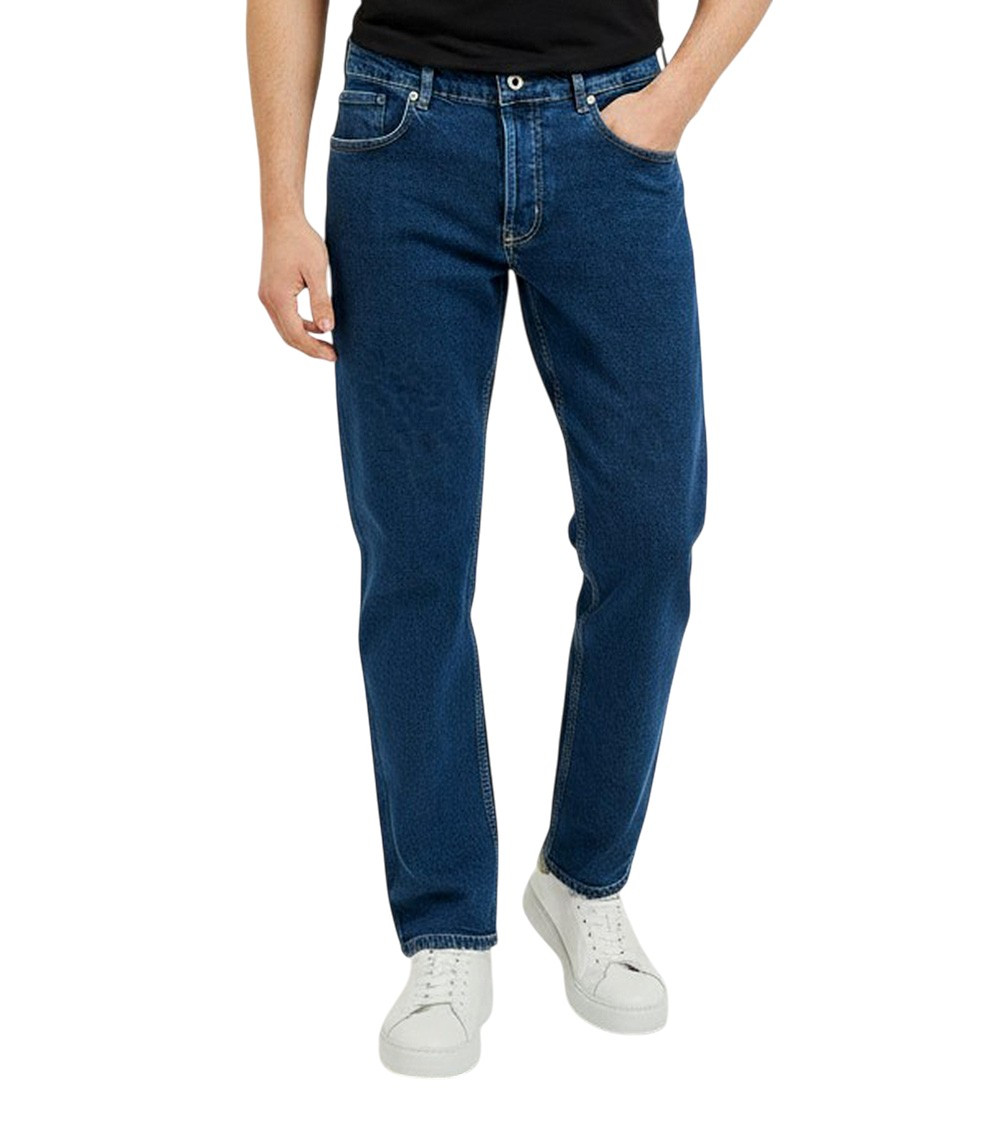 Blue Mid Rise Jeans
