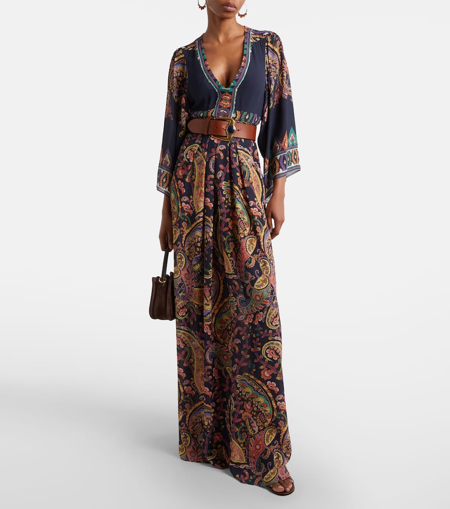 Paisley maxi dress