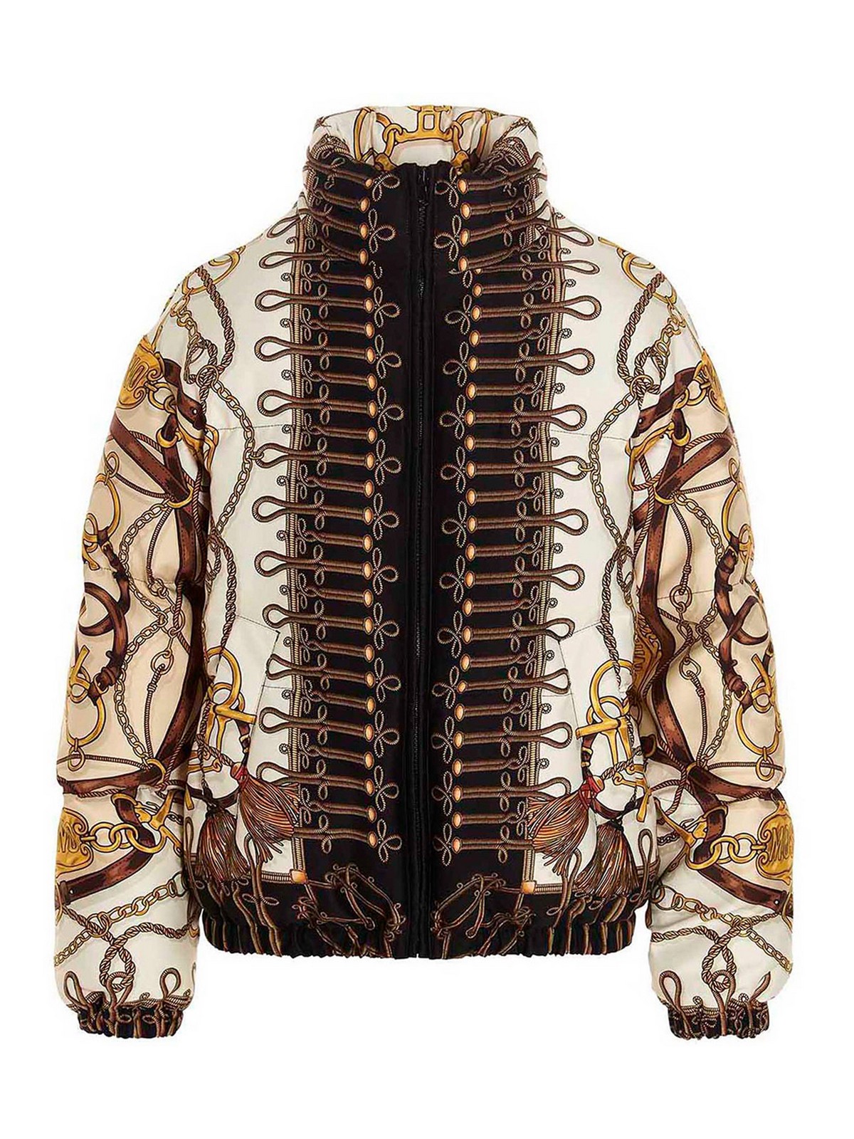Teddy logo puffer jacket