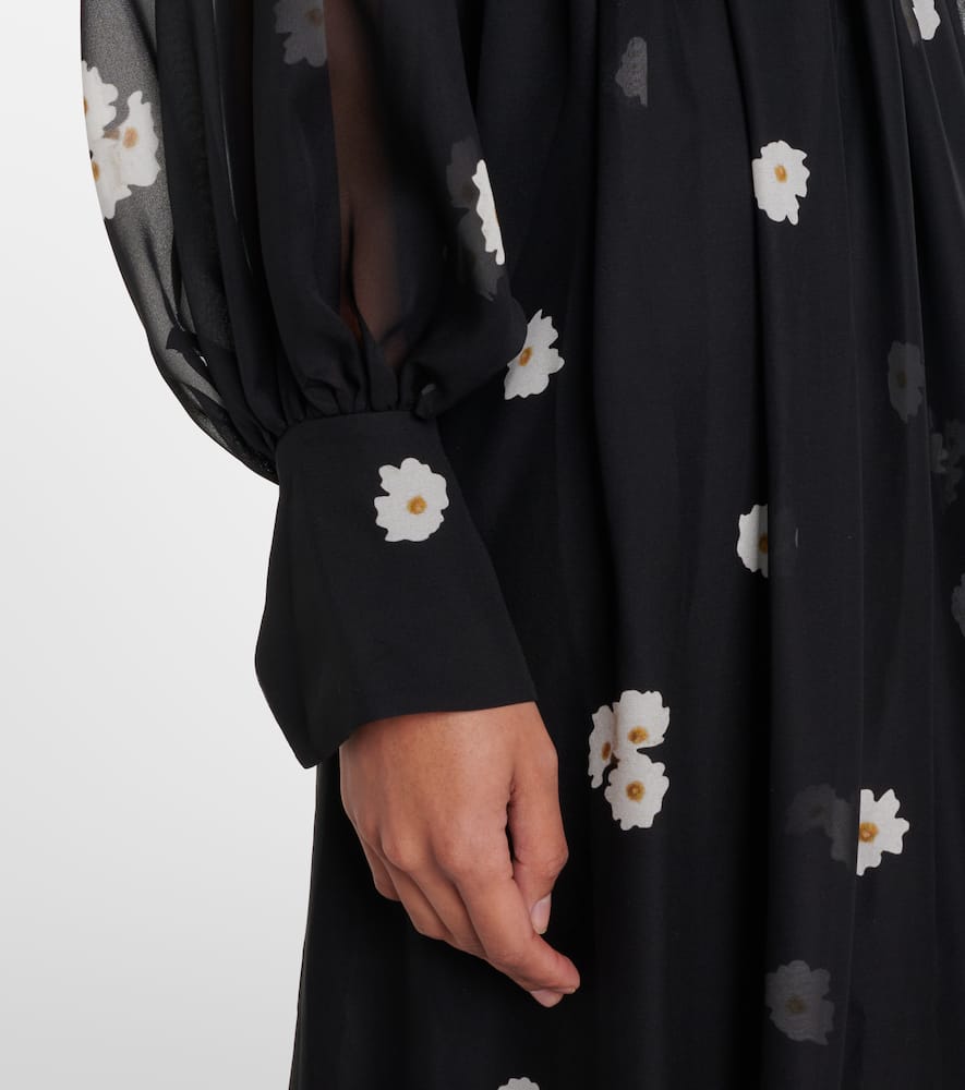 Silk gown