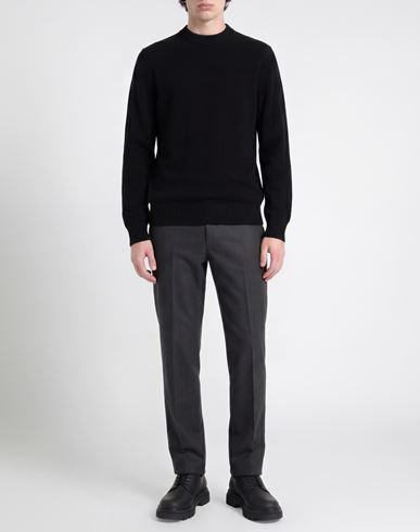 Man Sweater Black Size 36 Merino Wool, Cashmere