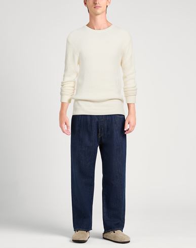 Man Sweater Ivory Size M Polyamide, Alpaca wool, Virgin Wool, Elastane