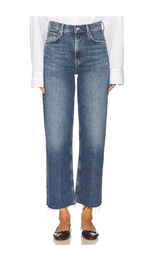 AGOLDE Ren High Rise Wide Leg Jeans in Blue. 34. Also