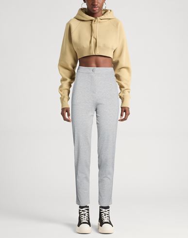 Woman Pants Grey Size S Cotton, Polyamide, Elastane