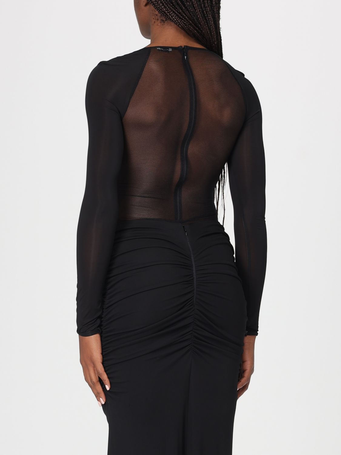 Top Woman color Black