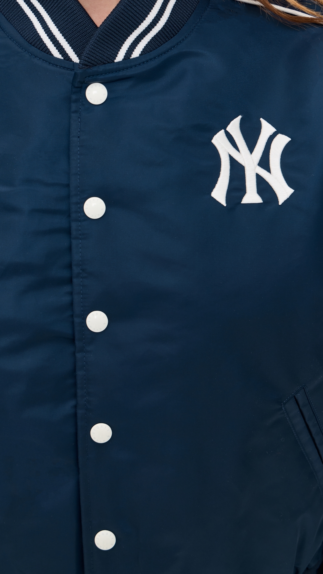 Yankees Varsity Jacket Dark Navy/White
