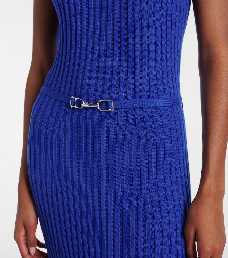 Meier wool and cashmere midi dress