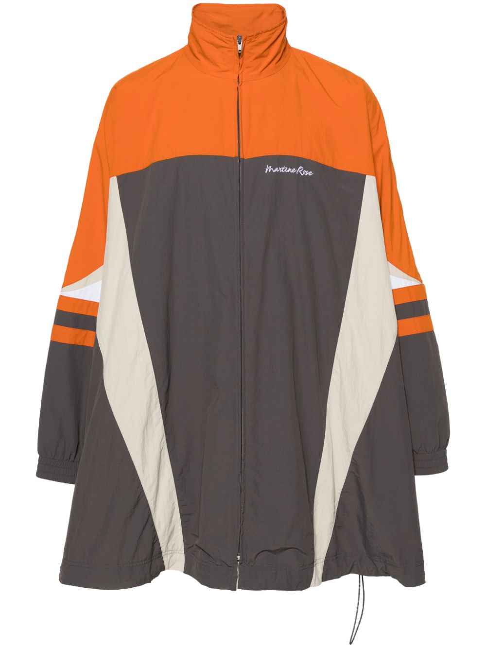 Volume panelled track jacket - Grey